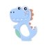 Silicone teether, Dino Lucky Blue, 0+