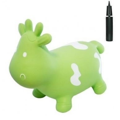Hopper for kids Tootiny Green Bull