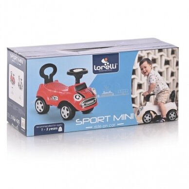 Children's push car Lorelli Sport Mini, White 1
