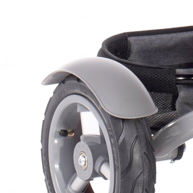 Tрехколесный велосипед Neo Black Crowns Luxe надувные колёса 13