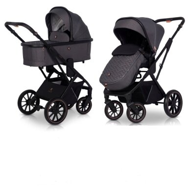 Коляска Cavoe AXO Shine, French Grey 2in1