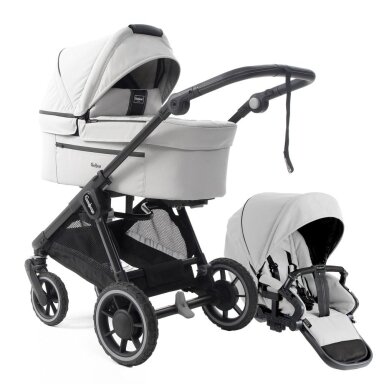 Vežimėlis Emmaljunga SENTO FLAT, Pearl Grey Vežimėlis Emmaljunga SENTO FLAT, Pearl Grey