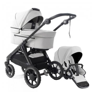 Vežimėlis Emmaljunga SENTO MAX FLAT, Pearl Grey 2in1 Vežimėlis Emmaljunga SENTO MAX FLAT, Pearl Grey 2in1