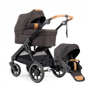 Vežimėlis Emmaljunga SENTO MAX FLAT, Outdoor Bown 2in1 Vežimėlis Emmaljunga SENTO MAX FLAT, Outdoor Bown 2in1