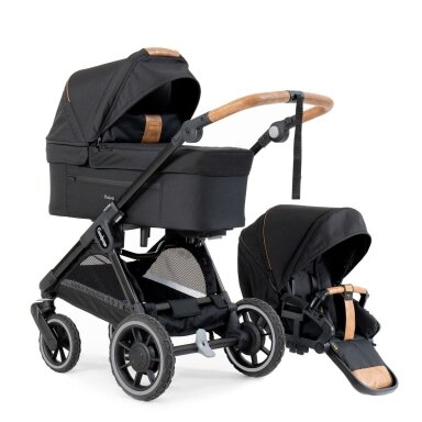Vežimėlis Emmaljunga SENTO FLAT, Outdoor Black Vežimėlis Emmaljunga SENTO FLAT, Outdoor Black