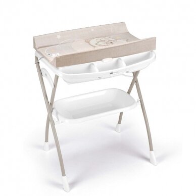 The bathtub with a stand foldable Cam Volare, Orso Luna