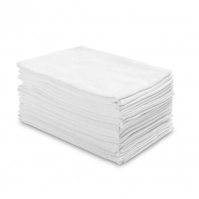White flannel diaper 70*80 cm