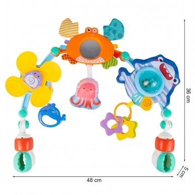 Toy bow Baby Mix Cloud and sun, Ocean 3